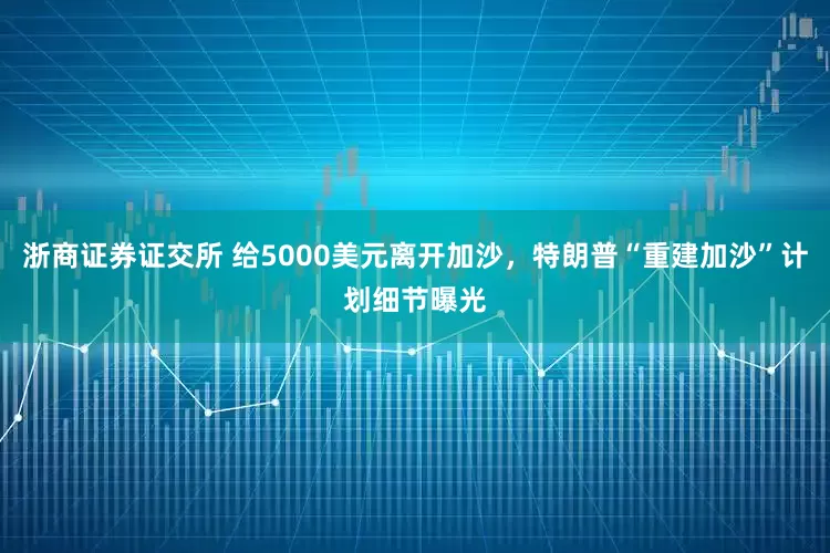 浙商证券证交所 给5000美元离开加沙，特朗普“重建加沙”计划细节曝光