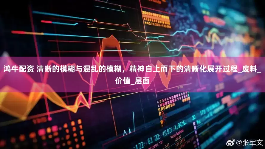 鸿牛配资 清晰的模糊与混乱的模糊，精神自上而下的清晰化展开过程_废料_价值_层面